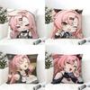 Zenless Zone Zero Nicole Demara Cushion Cover Eco Linen Pillow Case DoubleSided Print Breathable Durable Zipper Home Decor Gift