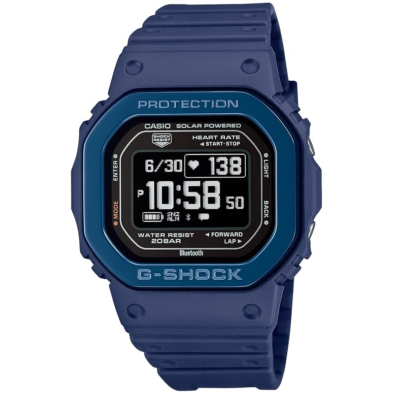 

[Casio] watch G-Shock [] G-SQUAD heart rate monitor Equipped with Bluetooth DW-H5600MB-2JR men s blue