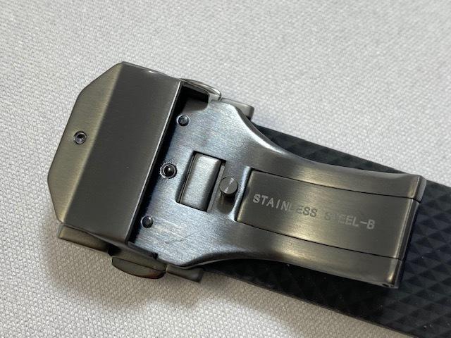 R023011M0 SEIKO Astron 22mm Silicone Band with 50th Anniversary Limited for and Buckle, Black, Edition, SBXC036/ 5X53-0AH0 Others.
