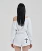 ILLIO White Angel Sweat Shorts