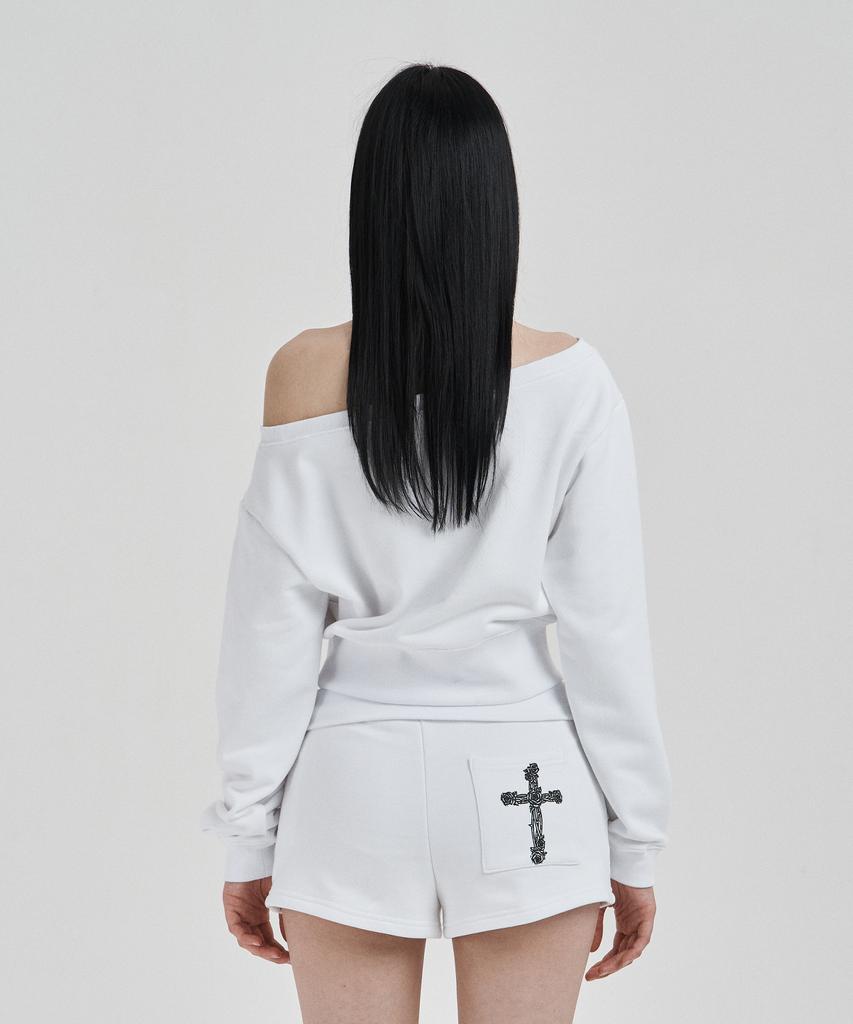 ILLIO White Angel Sweat Shorts