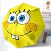 1pc SpongeBob Automatic Open/close Umbrella, Portable Travel Umbrella, Everyday Use - Outdoor Accessory, Artistic Pattern, Compact Design, Fashion Lov