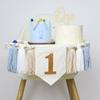 Boho 1st Birthday High Chair Banner Party Decoration for Girl Baby Shower Pink Wall Hangings Decorative for Kids Bedroom Gift