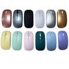 Dual-Mode Ultra-Thin Rechargeable Bluetooth Silent Mouse with Luminous Feature for Office and Tablet Use