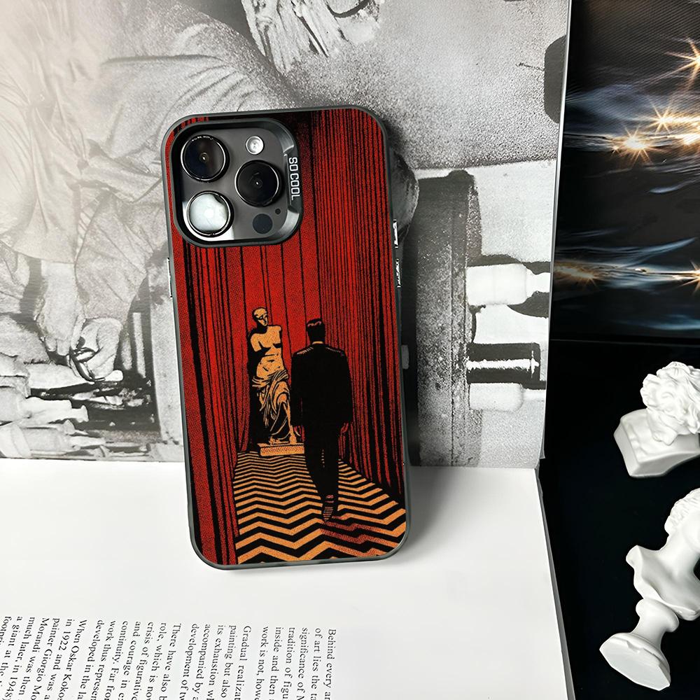 

Welcome To Twin Peaks Phone Case Matte Colored Silver For IPhone 16 17 15 14 13 12 11 Pro Max Plus XS X Shockproof Hard Cover iPhone 14