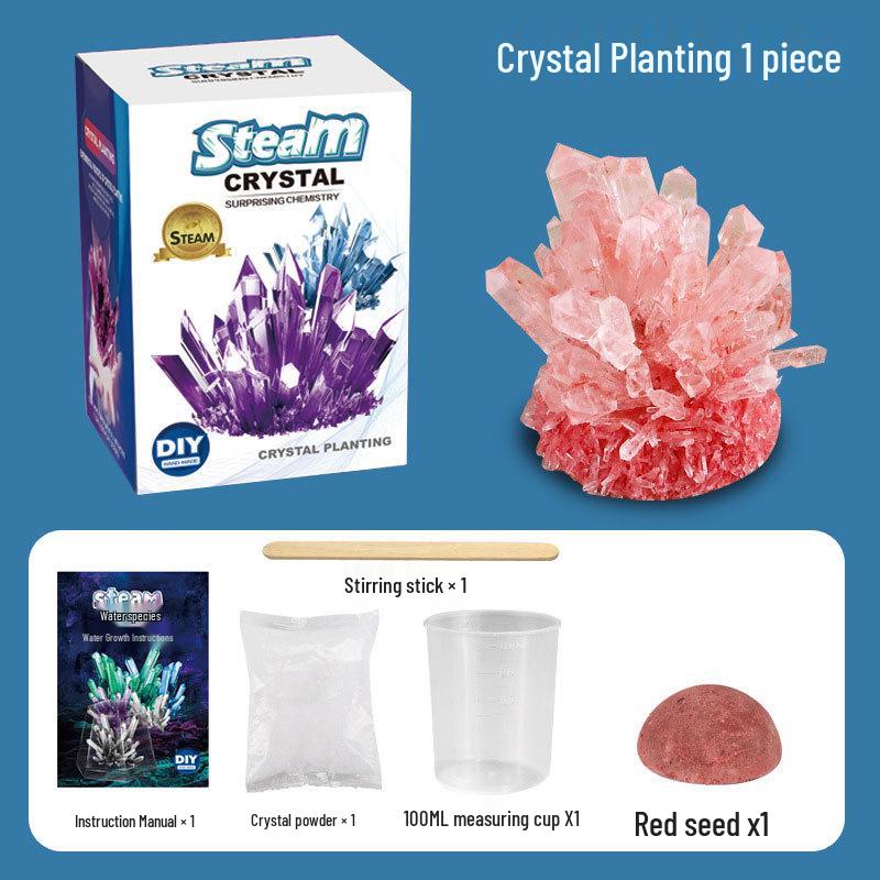 Children's Crystal Growing Science Kit: STEAM Educational Toy for Primary Students