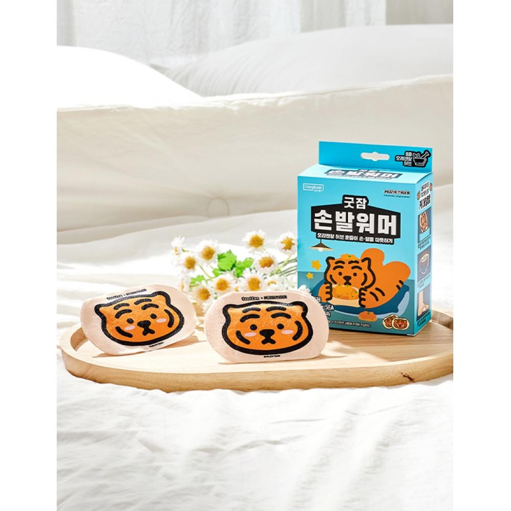 

Dongkuwa Pharmaceutical Good Sleep HAnd And Foot Warmer Mujik Tiger Collaboration Pack Of 10