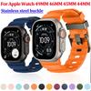 Trail Silikonarmband für Apple Watch Band 49mm 46mm 45mm 44mm Sportarmband Armband für iwatch Serie Ultra 3 2/10 9 8 7 SE 6