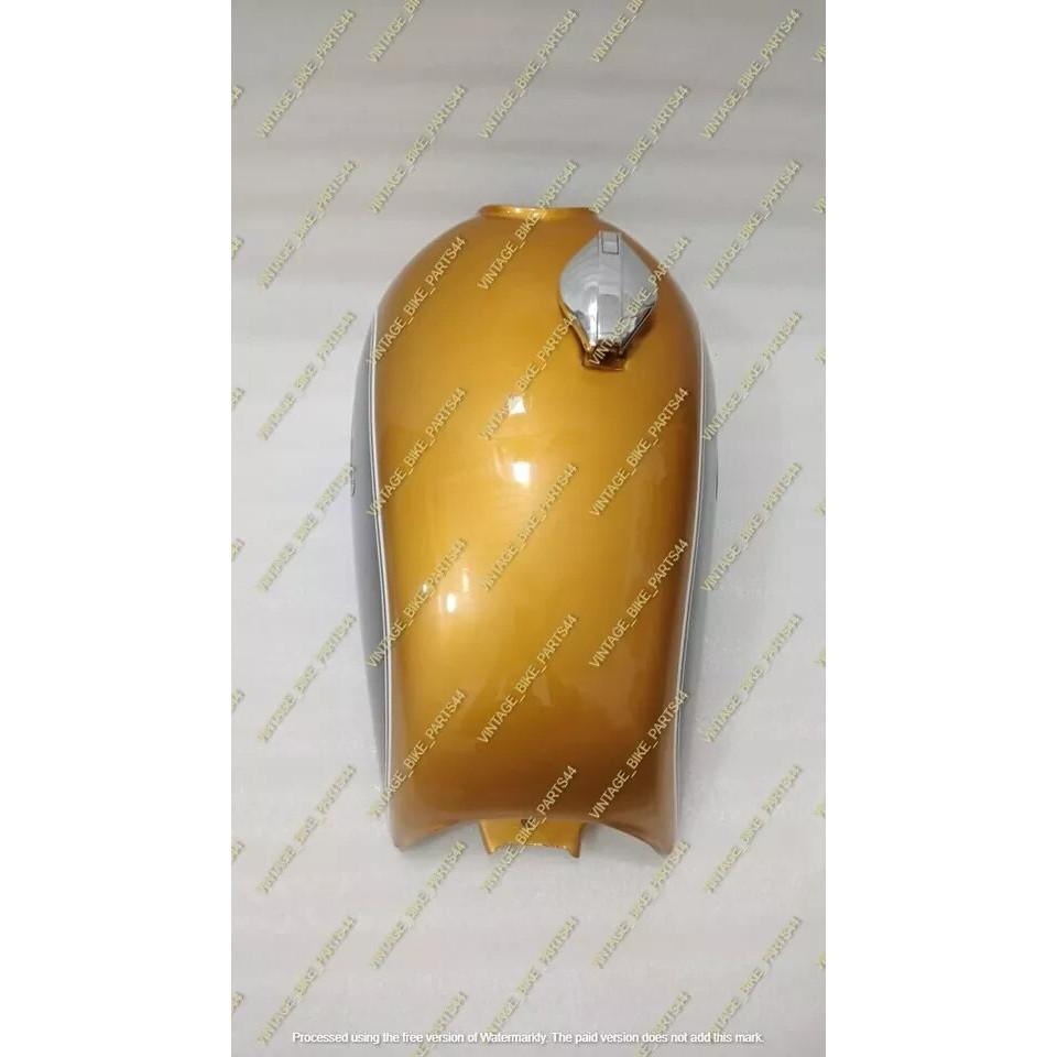 Honda CB550 CB550K 1974-75 Steel Golden & Black Painted Petrol Fuel Gas Tank