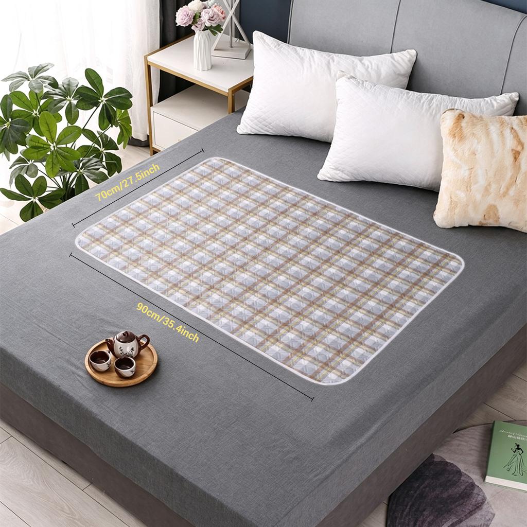 Washable Incontinence Pads for Elderly & Pets Old - Leak-Proof Bed Care Mats Cotton for Menstruation & Home Use Multiple Sizes