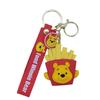 New Cross-border Creative Cartoon Foodie Winnie The Pooh Keychain Bag Car Keychain Accessories Wholesale Cute Personalized Gifts