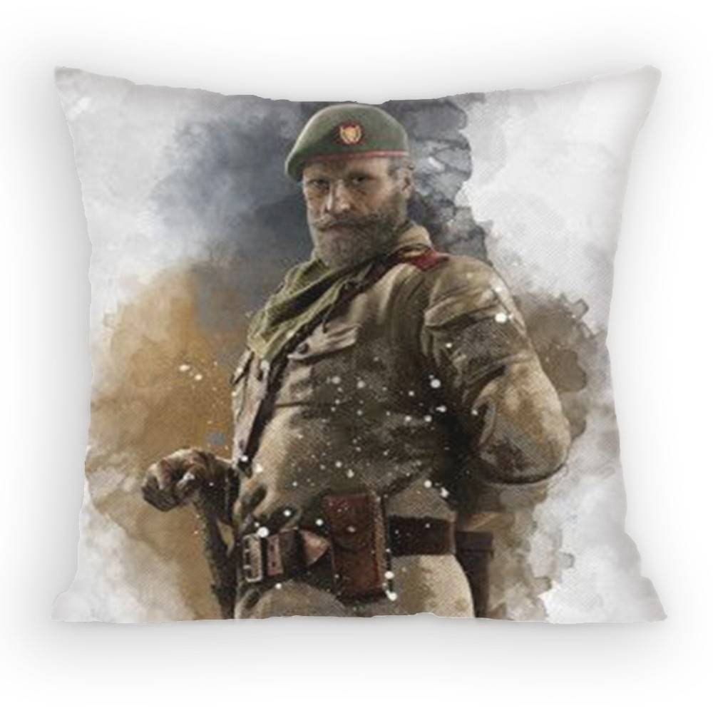 Tom Clancys Rainbow Six Siege Character Pillow Case Sofa Living Room for Bedroom Cushion Square Cushion Nap Time