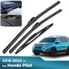 For Honda Pilot 2016-2022 2017 2018 2019 2020 2021 Wiper Front&Rear Wiper Blades Windshield Windscreen Window Brushes 26"24"14