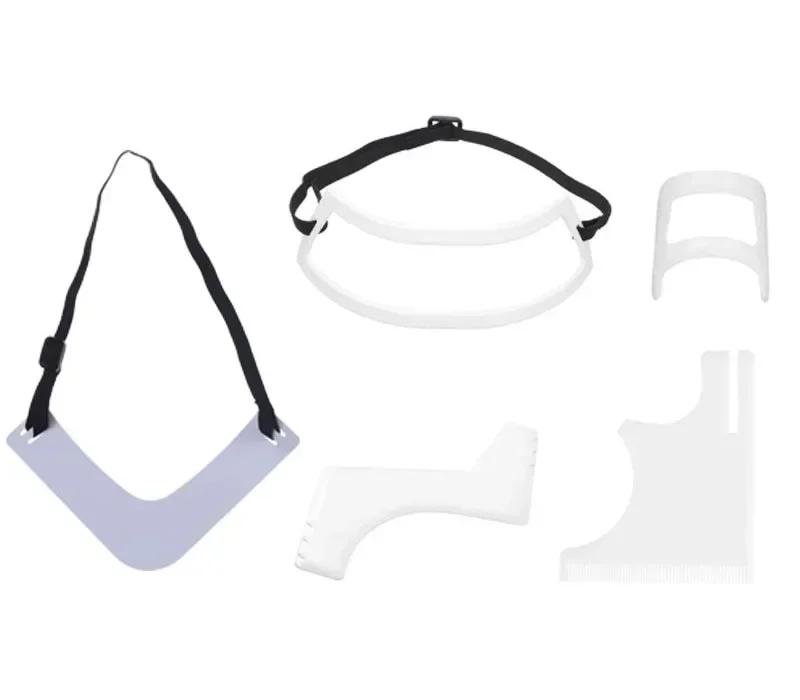 5Pcs Haircut Kit Beard Hair Neckline Shaving Template Hairline Beard Shaping Tool Hair Cutting Grooming Barber Supplies