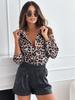 2026 Autumn Fashion Multicolor Long Sleeve Printed Women's Blouse Shirt