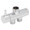 G3/4 To G1/2 Shower Arm Diverter Leakproof Tee Connector Brass Shower Diverter Valve for Bathroom