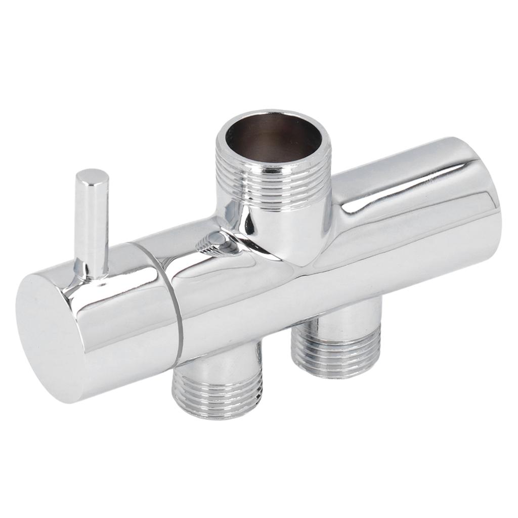 G3/4 To G1/2 Shower Arm Diverter Leakproof Tee Connector Brass Shower Diverter Valve for Bathroom