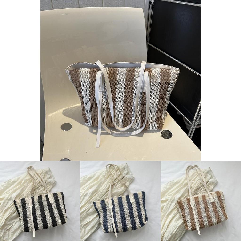 Chic Summer Tote Bag For Women Simple Elegant Design With Phone Pocket And Inner Pockets