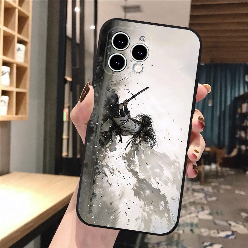 Japanese Samurai Sword Phone Case For Iphone 17 Pro Max 17 Pro Air 16 15 14 13 Pro Max 15 16 Pro 15Plus