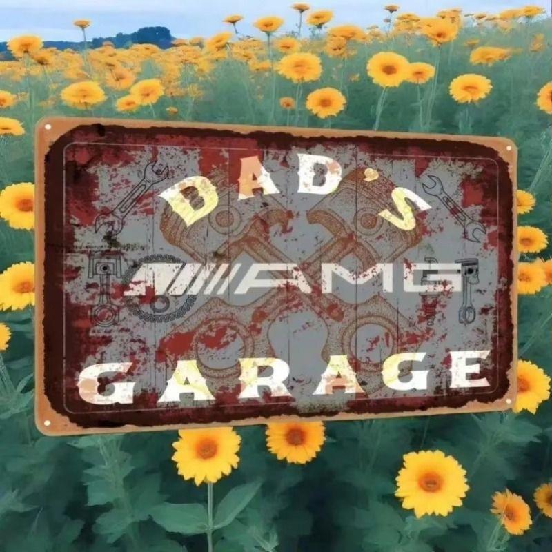 Klassisk vintage plåtmålning present till vänner rumsdekor