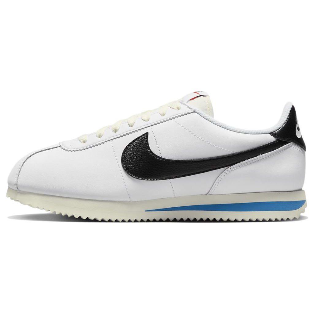 

Nike Cortez White Black Blue Men Sneakers DM4044-100 EU 46 белый/чёрный