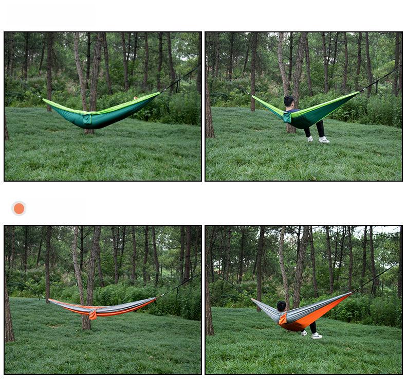 Premium Portable Hammock - Single/Double, 270x140CM, 210T Nylon