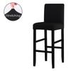 Elastic Stretch Counter Height Bar Stool Cover Dustproof Bar Stool Seat Covers  Household