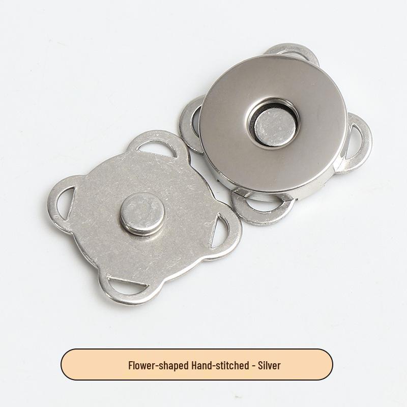 Runde Metall-Magnetische Versteckte Schnallen für Taschen & Bekleidung - 14 mm & 18 mm
