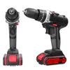 Household 3in1 Multifuctional Electric Drill Handheld Lithium Screwdriver 21V Impact Drill Brushed