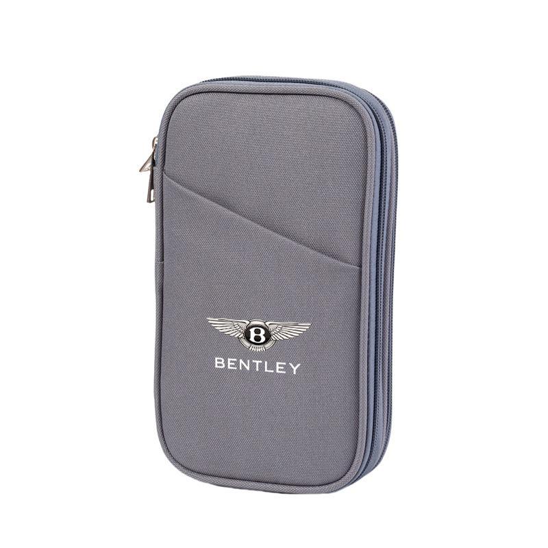 Cable Storage Bag Waterproof USB Data Line Charger Plug Headphone Travel Storage Bag Accessory Storage Bag For Bentley LOGO