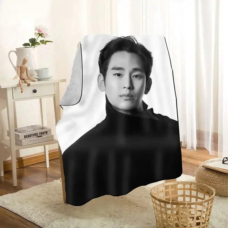 HEARMNY KPOP Kim Soo Hyun Blanket Super Soft Warm Microfiber Fabric Blanket For Couch Throw Travel Adult Blanket 0719