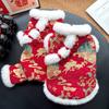 Winter Pet Warm Cotton Coat Dogs Cats Chinese Style Tang Suit With Fleece Lining