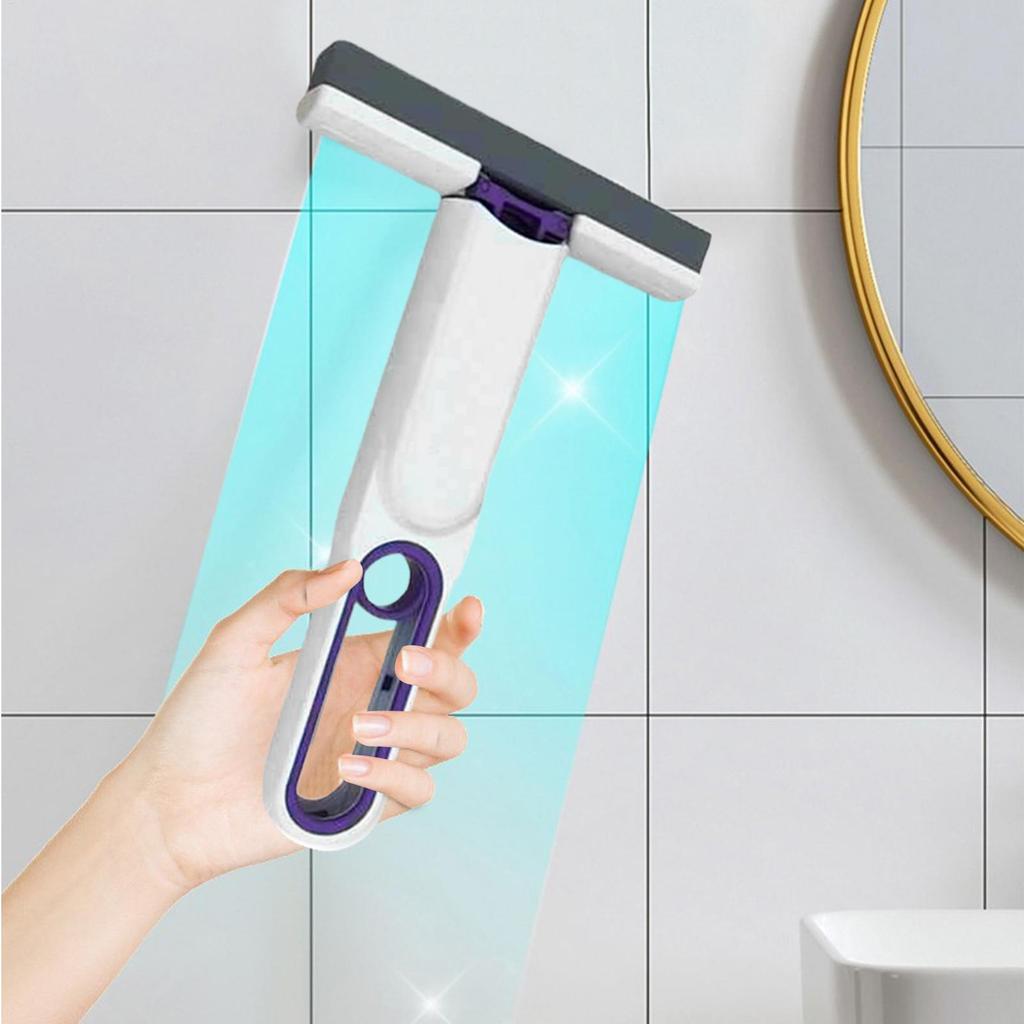 Selbstauspressender Kurzmopp Tragbar Trocken- und Nassstaubmopps Für die Bodenreinigung Haushaltsreiniger Zubehör Leicht für Autoinnenraum