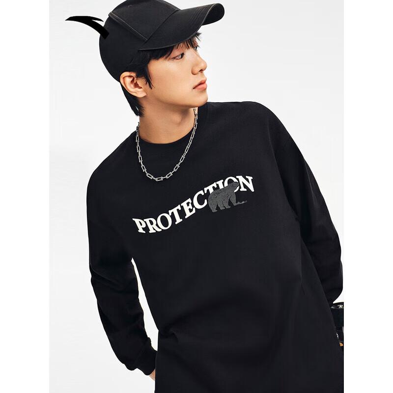 ANTA Unisex American Retro Long-Sleeve Sport Sweatshirt M