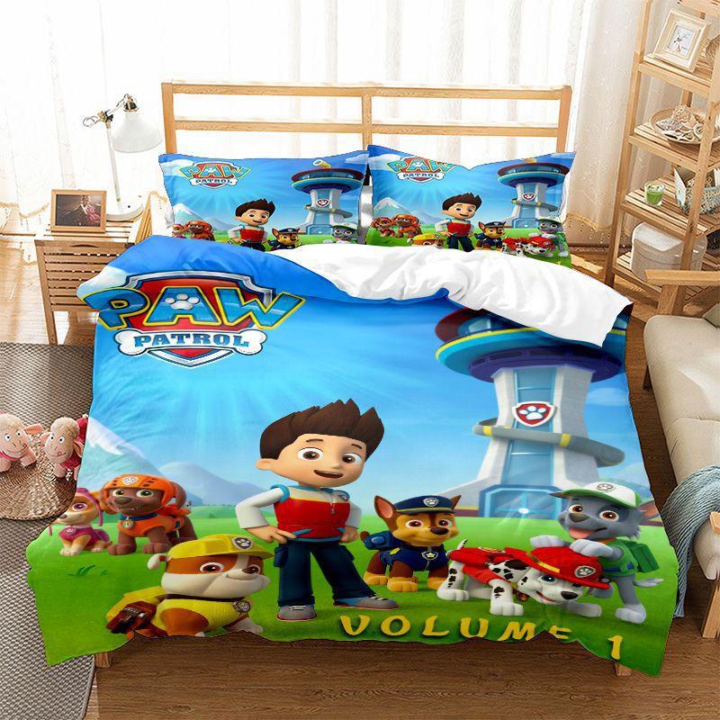 

Wang Wang Team Has Made Great Contributions To Cartoon Digital Printing Bedding Three-Piece Batch 140*200