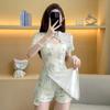 Chic New Qipao-Style Mesh Jacquard Dress Suit - Two-Piece Set
