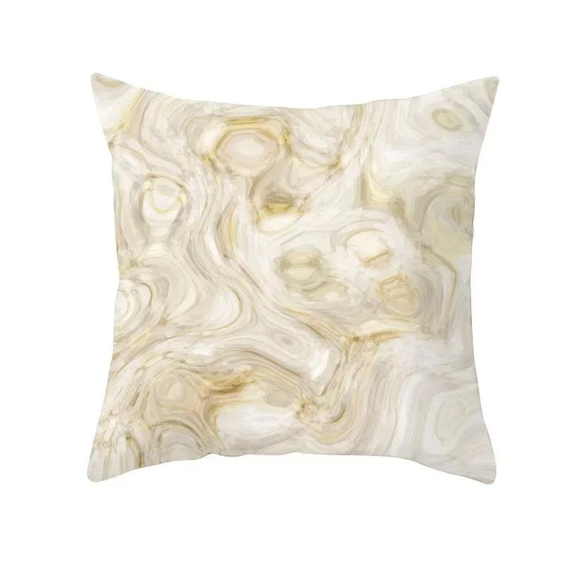 MarbleInspired Patterns For Stylish Pillows Pattern Cushion Cover Suitable For Sofa Bedroom Car Pillow Cover