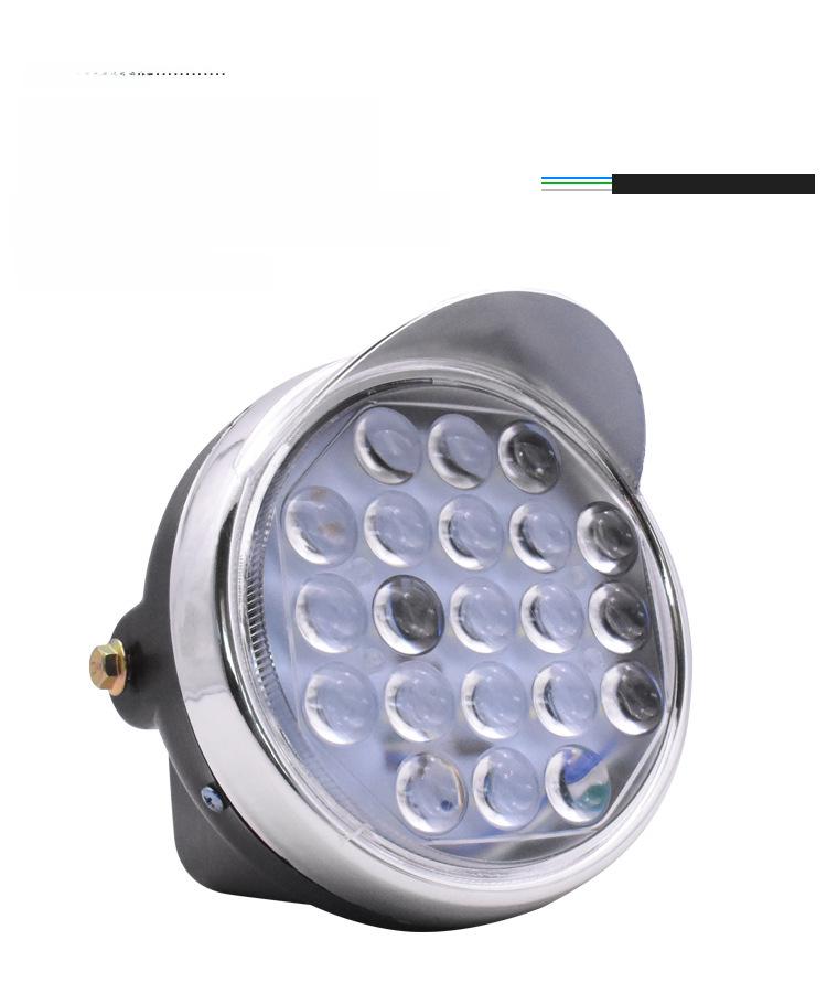 Universal LED Headlight Assembly for Electric Tricycles and Motorcycles (12V-80V)