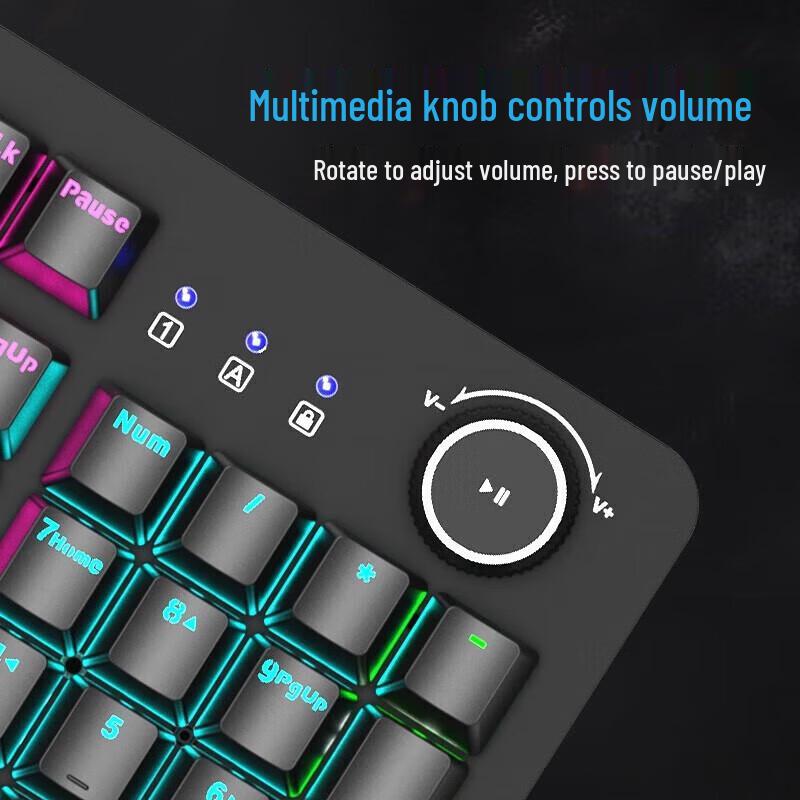 HP K10G-104 104-Key Wired Mechanical Gaming Keyboard