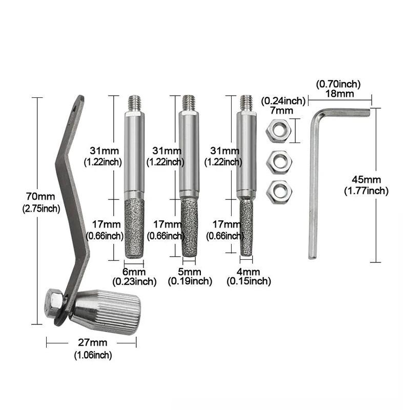 Handheld portable grinder chain clamp grinding blade detachable chain grinding head motorcycle engine parts available