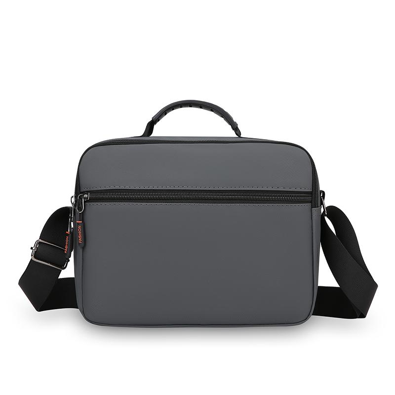 Professional Men's Crossbody Bag - Water-Resistant Oxford Messenger for Work (Large Capacity Oxford Sling with Secure Zippers)