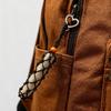 Handwoven Waxed Cord Keychain Net Pocket Bag Charm For Bags Backpacks And Accessories Fashionable Keyring