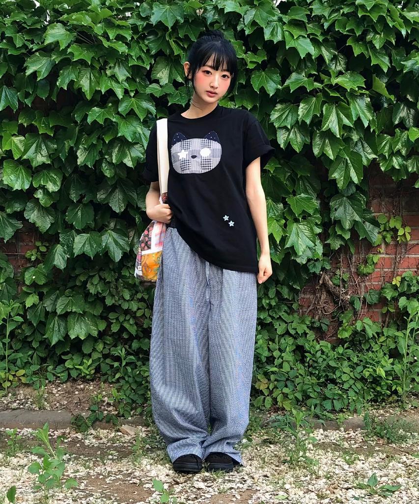 CAVISH Milky Way Check Lounge Pants Navy(Cv2Gmfpa00A)