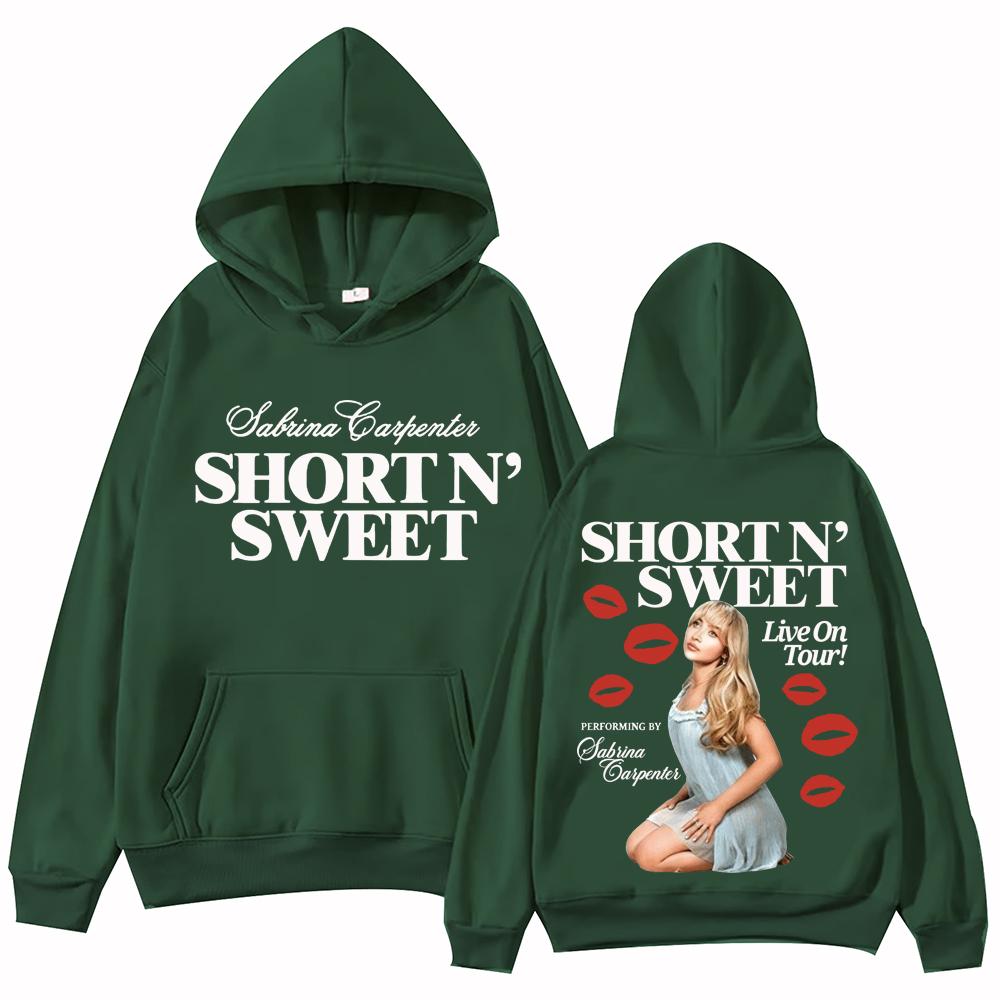 Sabrina Carpenter Wereldtournee 2025 Hoodie Man Vrouw Harajuku Lange Mouw Pullover Tops Sweatshirt Cadeau