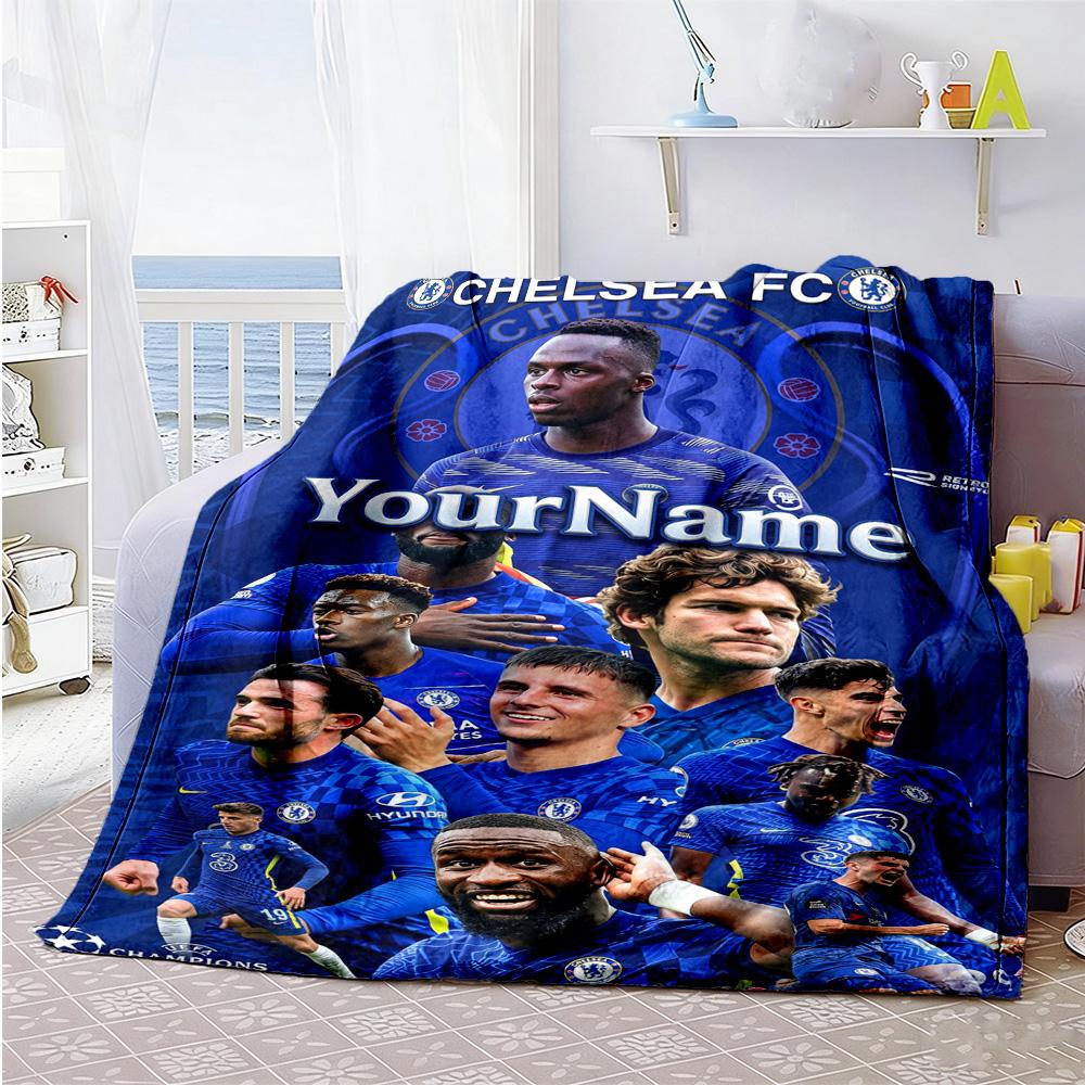 Chelsea Personalized Name Blanket Throw Personalized Blanket Warmthful Decor Perfect for Seaside Couch Nap Office Chair Ideal for All Seasons