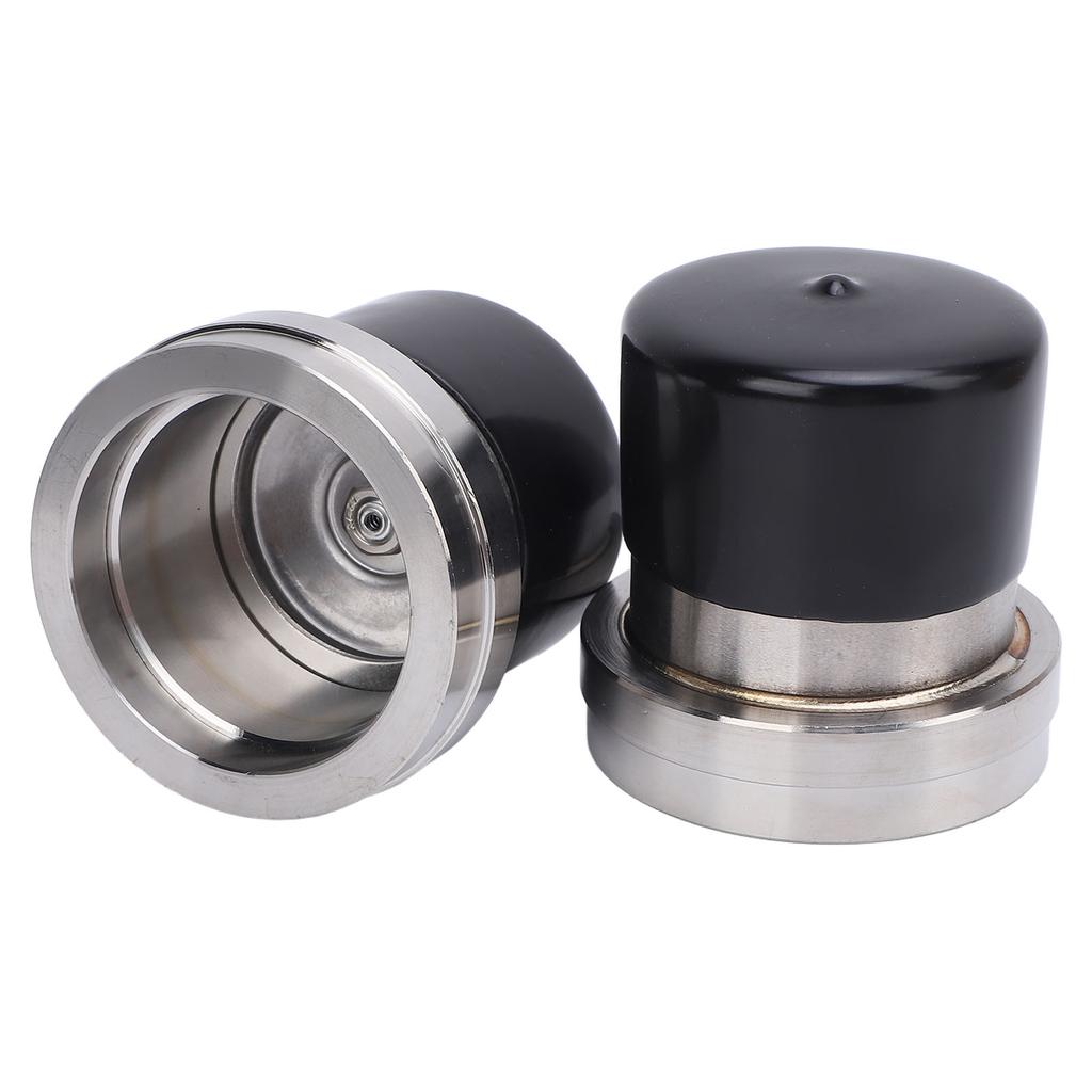 2 Pcs Trailer Bearing Protectors 2.441in Dia Auto Check Stainless Steel Aluminum Alloy for Boat Trailers