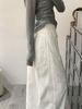 Women's White Wide-Leg High-Waisted Jeans - 2026 Spring/Summer Collection