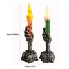 Halloween Decorative Candle Shape Decorations Scary Realistic Skull Hand