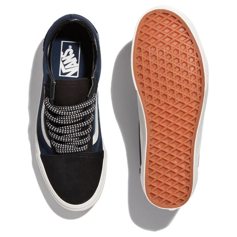 Vans Old Skool Abrasion Resistant Low top Skateboard Shoes Unisex Dark Blue Sneakers VN000CT8LKZ