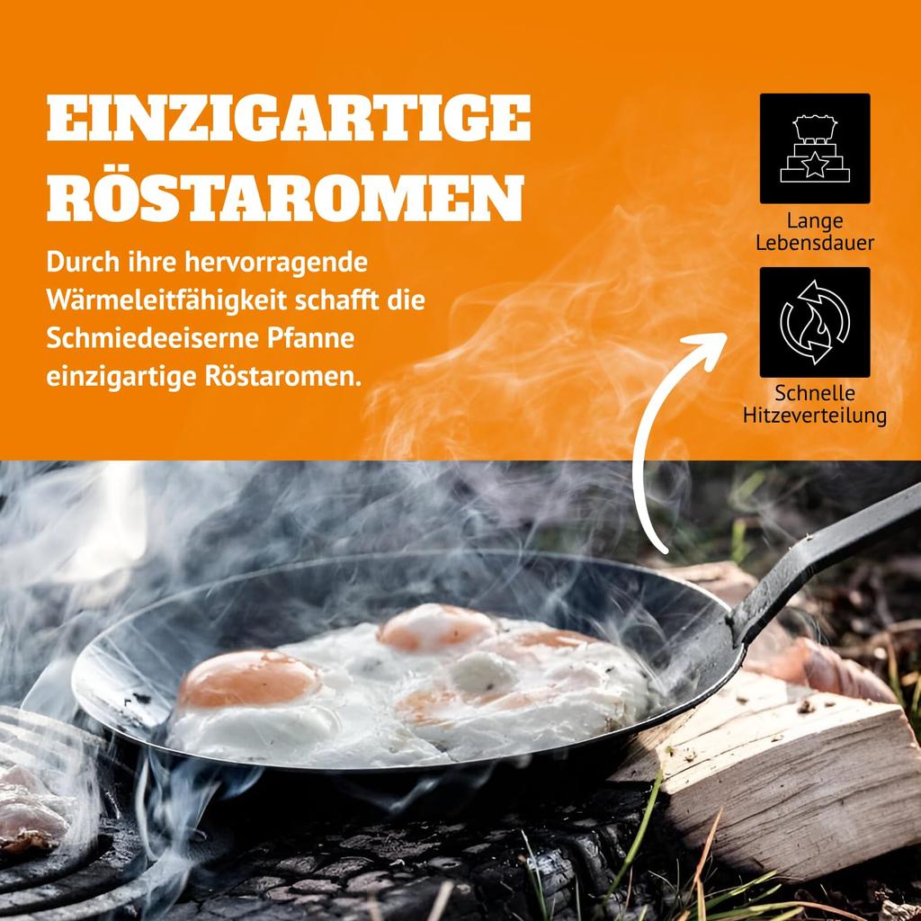 PETROMAX Schmidt Eisen Frying Pan Sp20 13292-6